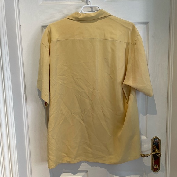 100% SILK Votre Nom button down shirt - Picture 7 of 7